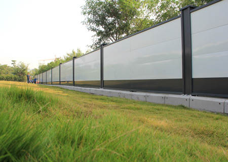 深圳市政圍擋，市政施工圍擋安裝現(xiàn)場(chǎng)效果圖