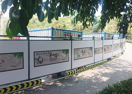 鋼圍擋C款-深圳市政道路工程項目-A/B/C類圍擋-深圳市大通建材有限公司鋼圍擋生產(chǎn)定制廠家
