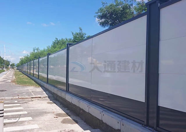 A類鋼圍擋烤漆款-深圳新型圍擋工程案例-A/B/C類圍擋-深圳市大通建材有限公司鋼圍擋生產(chǎn)定制廠家